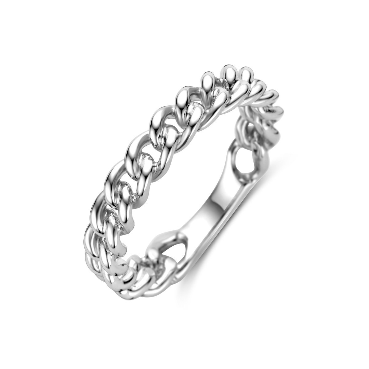 Gerhodineerd Zilver Ring Schakel 1338427