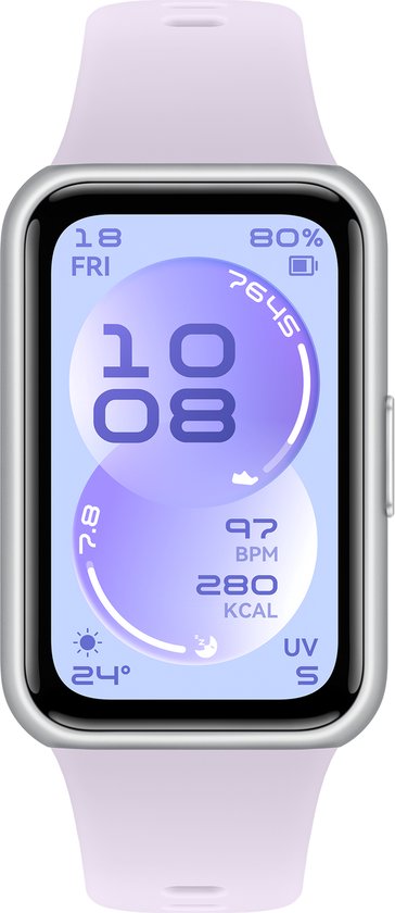 HUAWEI Band 11 – Paars | 1. 62-inch scherm met hoge helderheid | Verbeterde slaaptracking | Ultradun en comfortabel | Multidimensionaal emotioneel welzijnandy-B19F