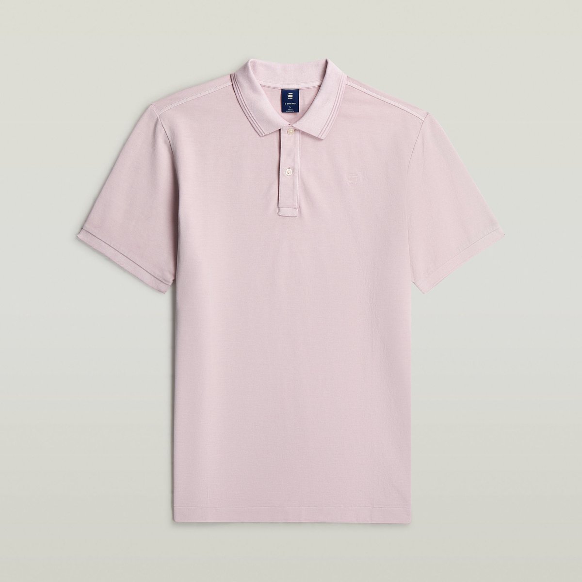 G-Star Dunda overdyed slim polo ss Heren Polo’s Burnished Lilac