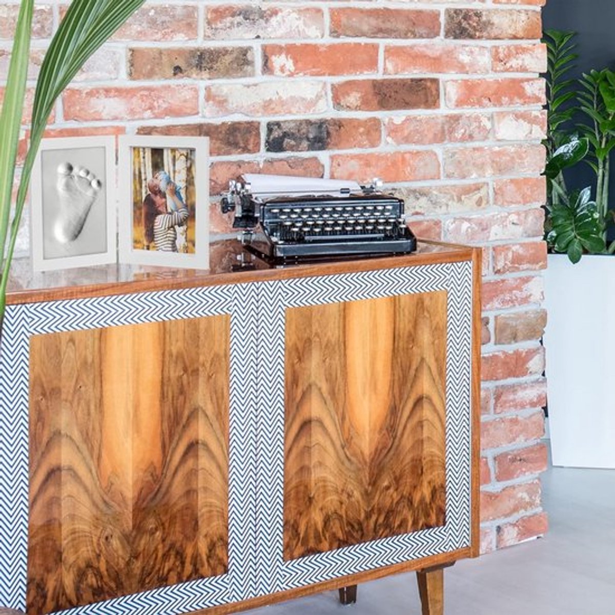 Candala Babyfotolijst met - Wit - 1 stuks - Hout voor dagelijks