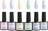 Moods Gellac 6-delige Set - Gellak Starterspakket - Gel Nagellak - 8ML - Mood Shifters - Gellac - Nagels - Chique Kleuren - HEMA- & TPO-vrij