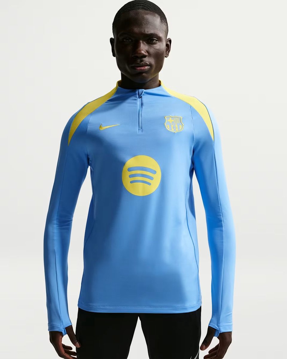 Nike FC Barcelona Strike Drill Top 2025/2026 - Blauw/Geel - Maat L - Heren