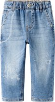 Name It - Broek - NMMBen - Decor Jeans - Tapered Fit - Medium Blue Denim - Maat 116