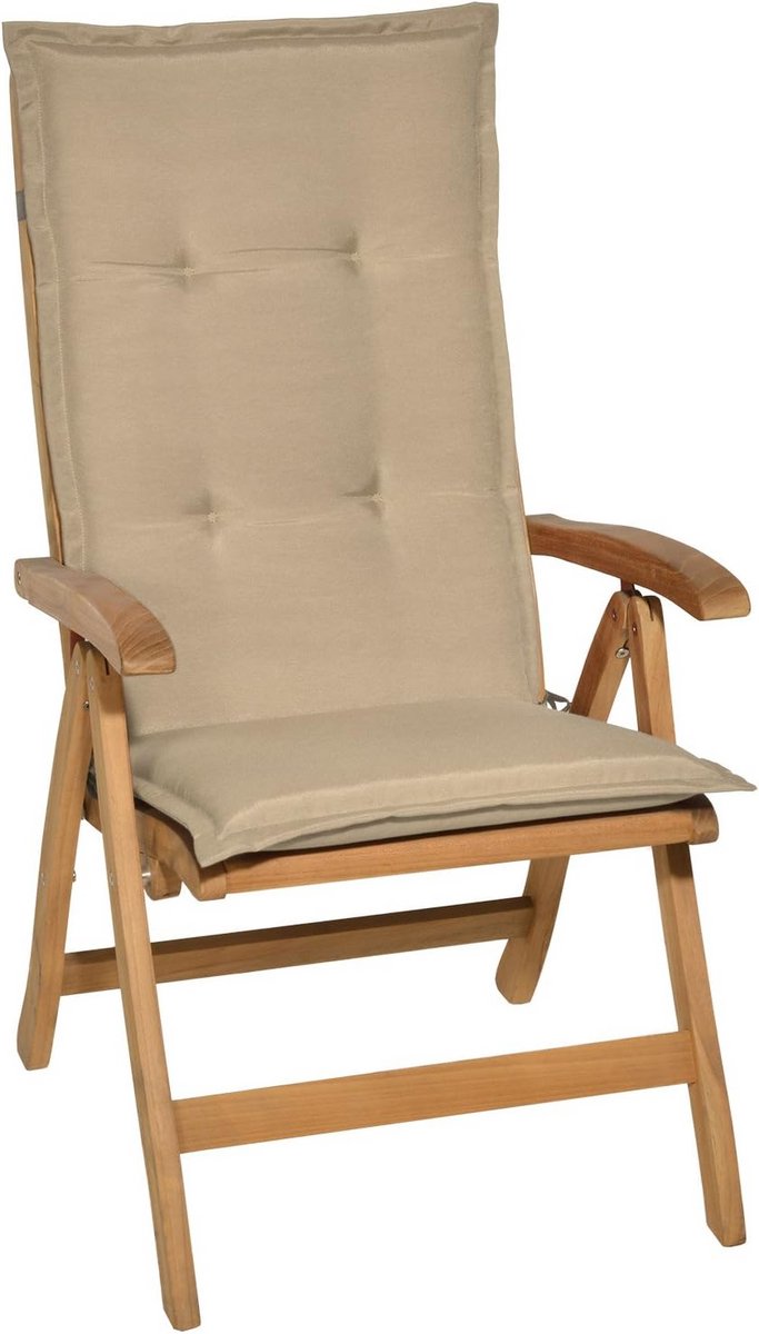 Comfortabel Zitkussen Hoge Rugleuning 120x50 cm - UV-Bestendig Tuinkussen met Schuimkern