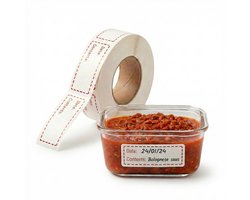 Consumerce® Beschrijfbare Diepvriesetiketten op Rol – 250 Stuks – Diepvries Etiketten – Voor Bakjes Dozen Zakjes – Houdbaarheid Stickers – Houdbaarheidsetiketten – Diepvriesbakjes – Diepvriezer – Vriezer