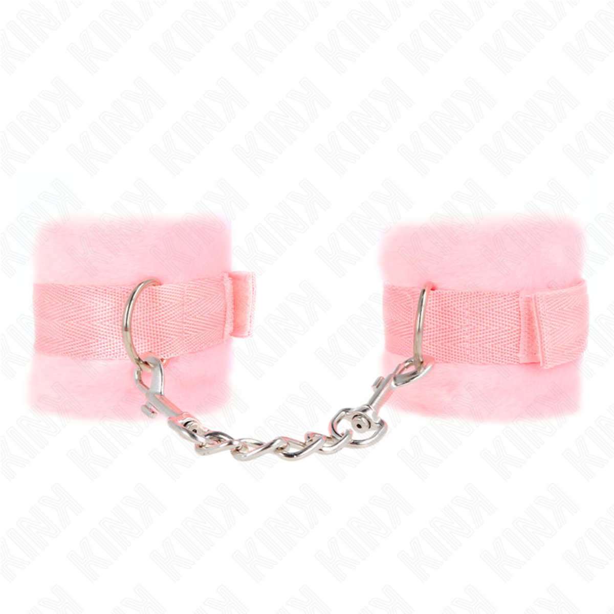 Kink - Beginner Fur Hand Cuffs Pink 30 X 7 Cm