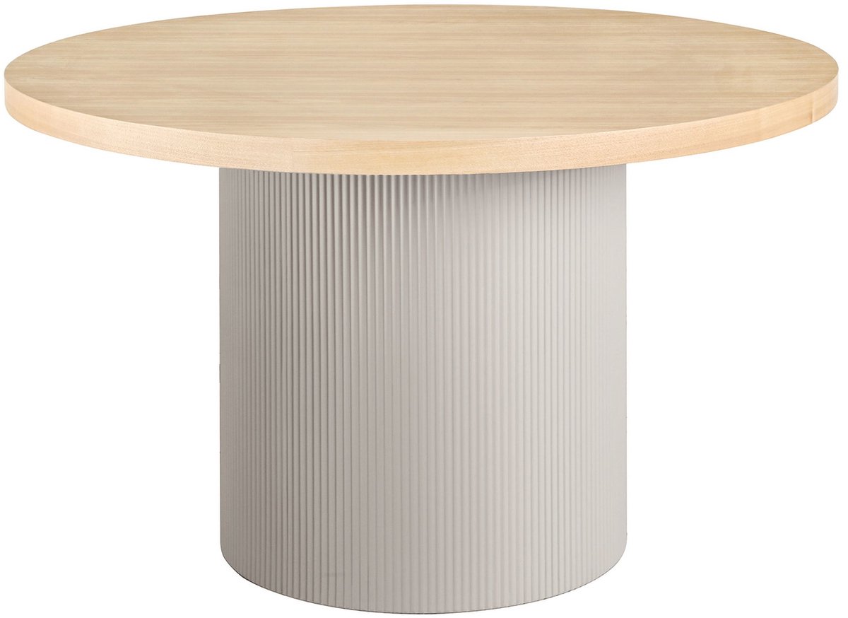 House Nordic Eettafel Solva - Rond Naturel Hout - Ø120x75cm