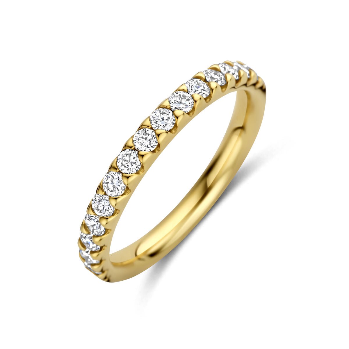 14K Geelgouden Ring met Lab Grown Diamant 0.50 ct 4035432 – F VS