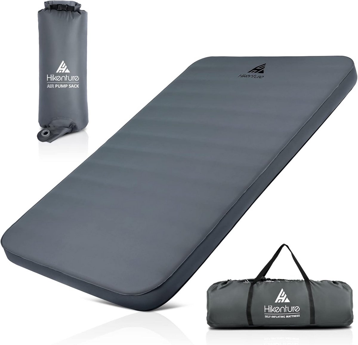 Zelfopblazend Campingmatras 10cm Dik R-Waarde 9.5 voor Alle Seizoenen