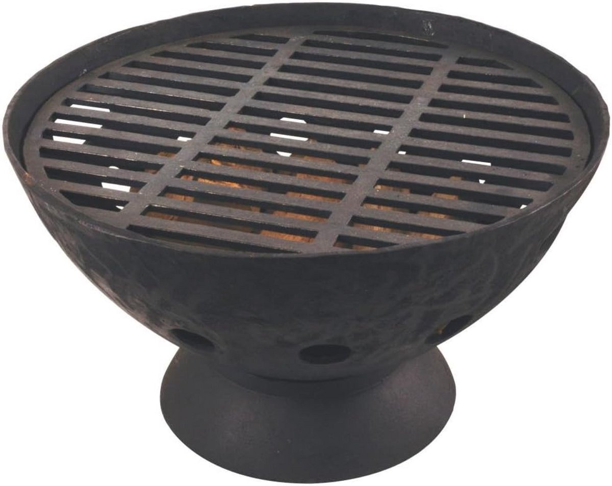 Ronde Gietijzeren Barbecue (BBQ) 55cm – Ideaal voor Hout en Buiten