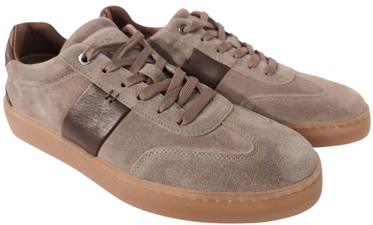Greve Sneakers Wave 2223.01 Taiga Grijs Suède