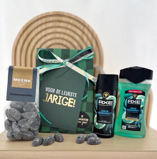 Verjaardag •Cadeaupakket Heren• Axe Bergamot - Leuk om cadeau te geven ...