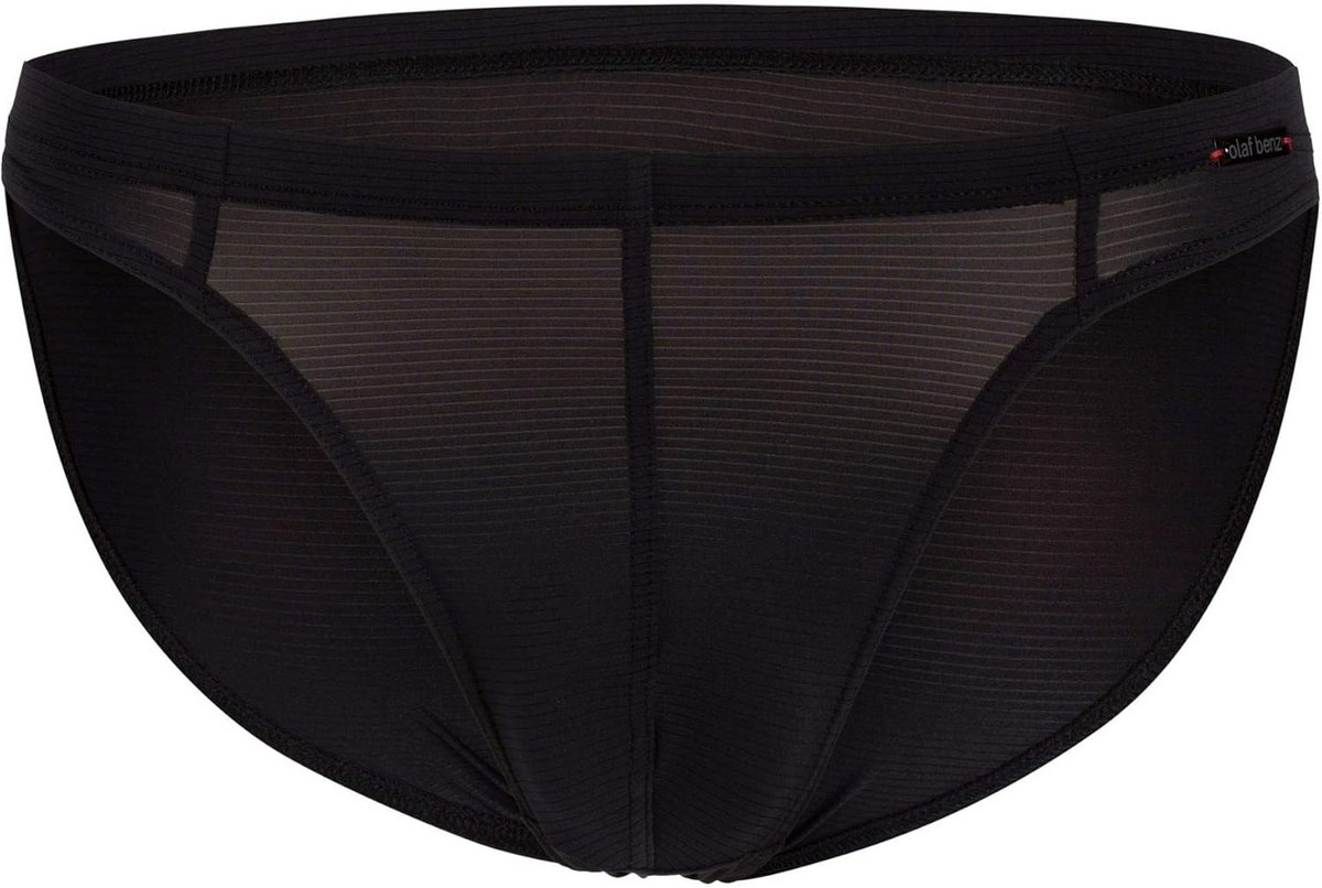 Olaf Benz Herenslip Zwart Elastische Microstof Maat L