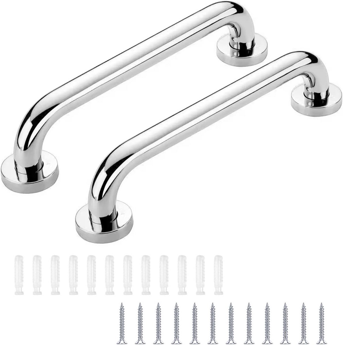 Veilige Badgreep Antislip - 30 cm Douchegreep voor Senioren en Gehandicapten (2 Stuks)