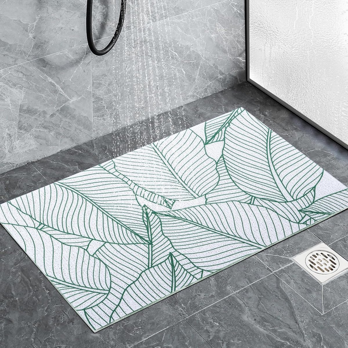 Antislip Douchemat - Wasbare PVC Douchebakmat voor Ouderen met Anti-Schimmel en Uitstekend