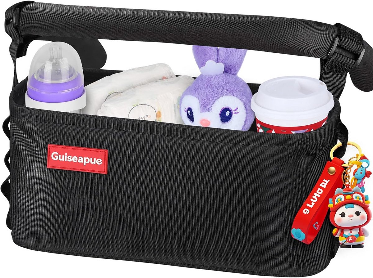 Auto-organisator voor kinderwagens - Cup Holder en grote capaciteit voor drinkflessen en babyaccessoires