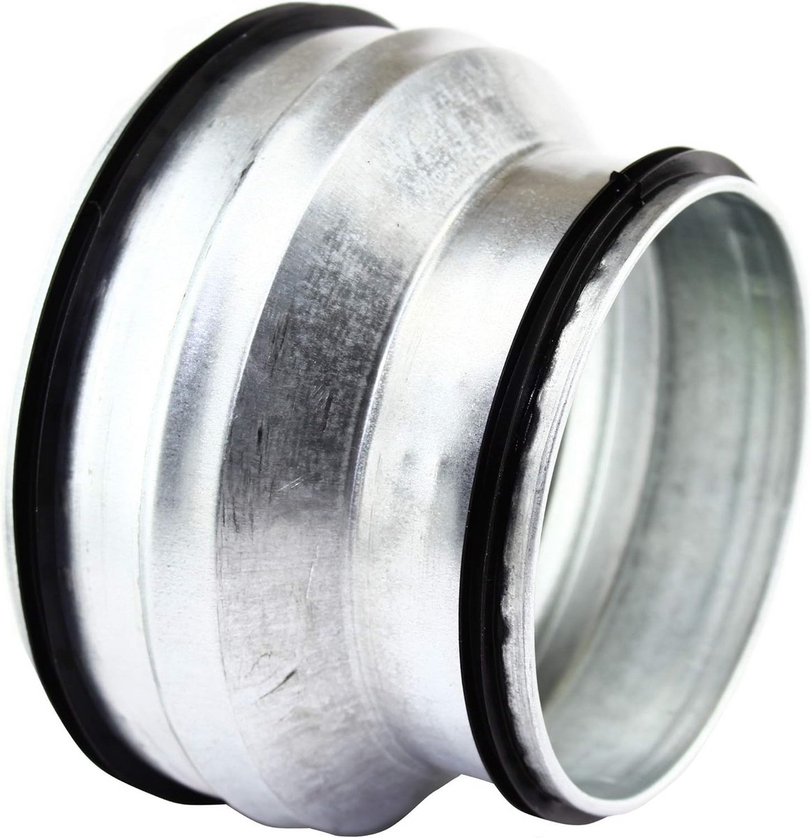 Verloopstuk ventilatiebuis van 250 mm naar 150 mm met EPDM lipafdichting