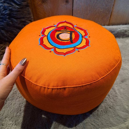 YogaStyles Meditatiekussen Oranje 2de Chakra van YogaStyles — afbeelding 4