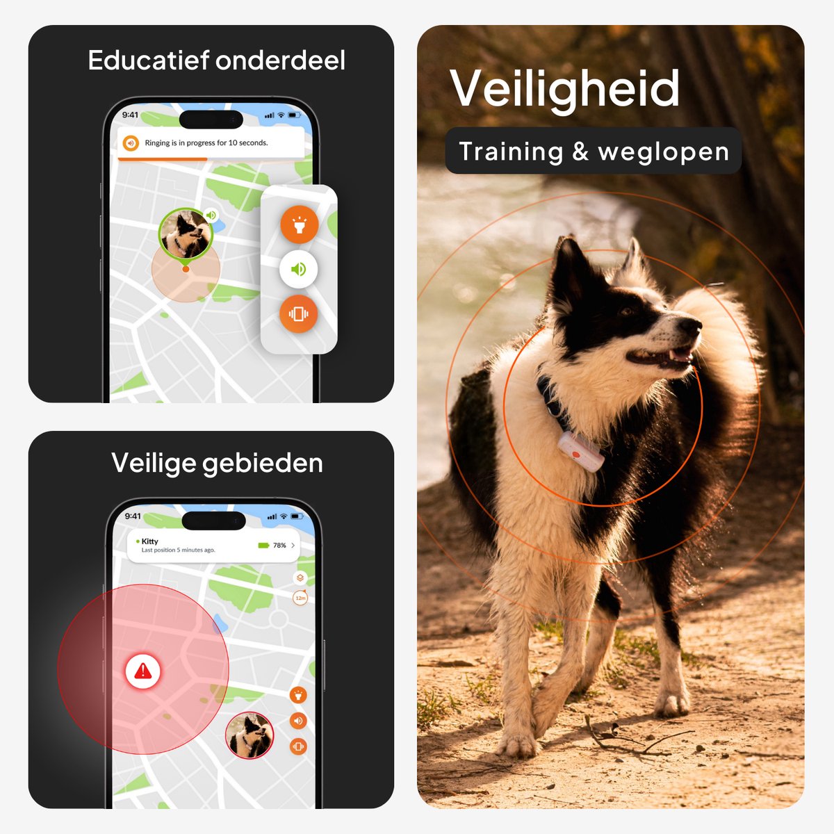 Weenect Dog XS White edition – NIEUWE GPS voor honden | Mini realtime GPS-tracker | Waterdicht | De kleinste op de markt | Werkt met abonnement | Levenslange garantie thumbnail 7