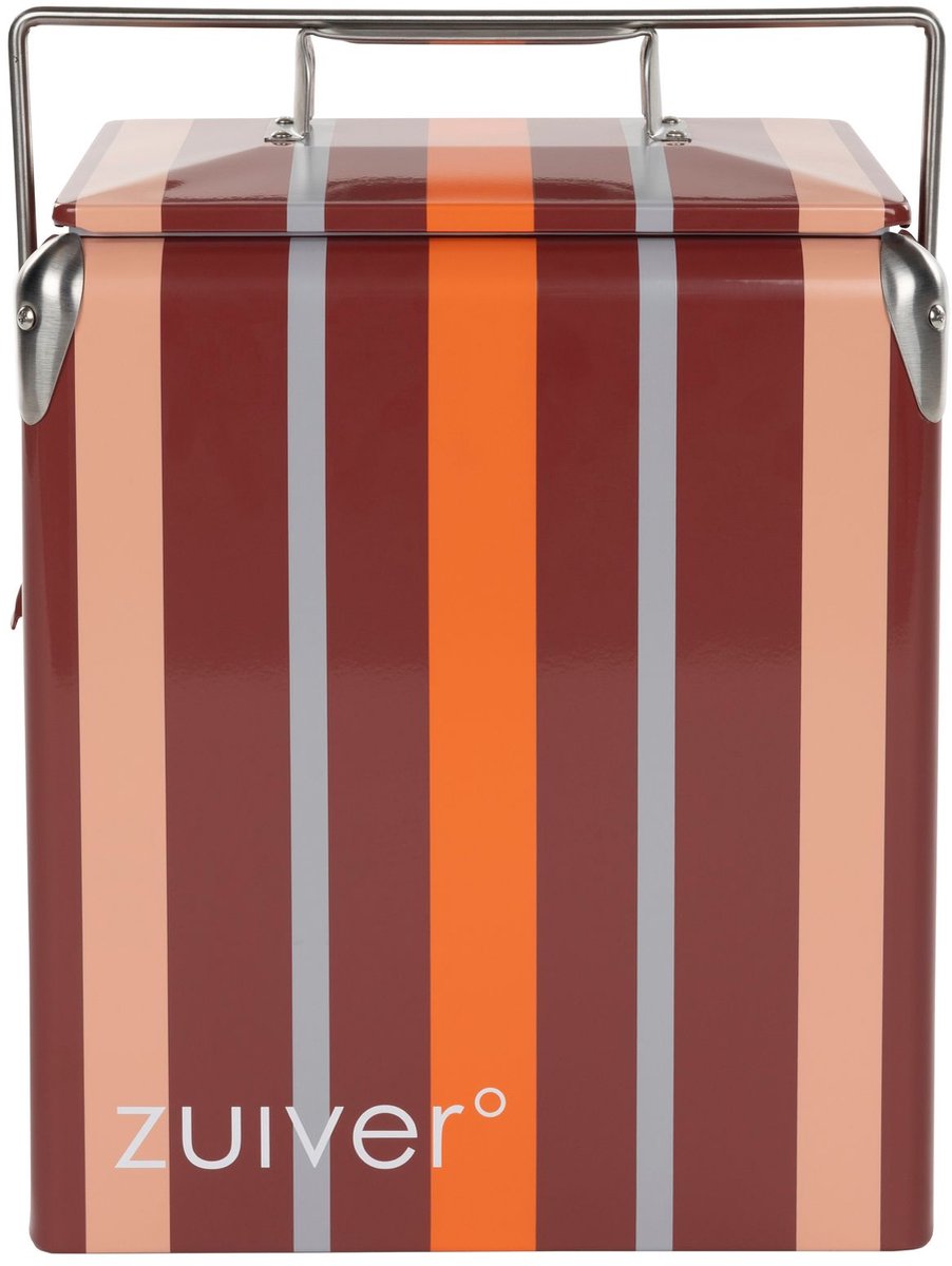 Zuiver Cooler Be Wine Koelbox Strepen Burgundy Rood