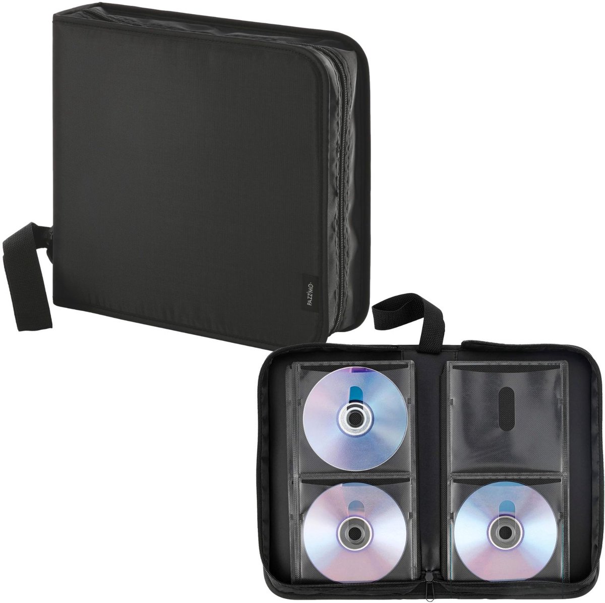 Hama 208 CD-tas wallet voor 208x CD DVD Blu-Ray Disc case hoes opbergmap