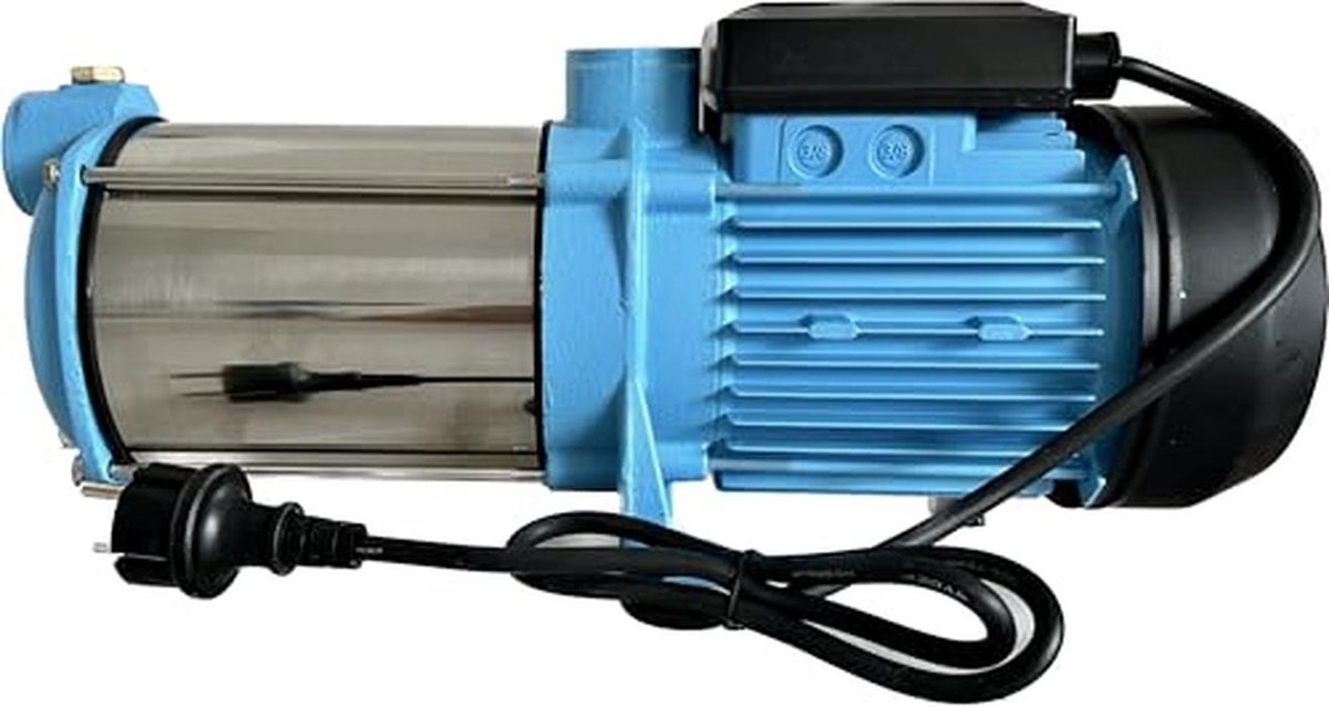 Krachtige Waterpomp voor Tuin en Irrigatie - 1300 W, 6000 l/h, 55 m Pomphoogte thumbnail 4