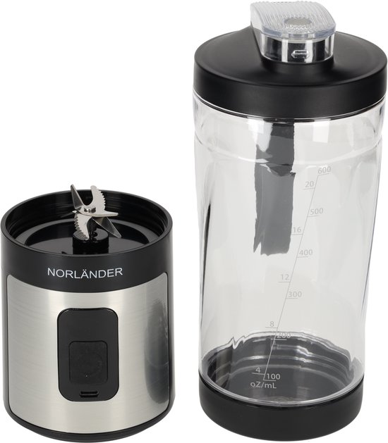 NORLÄNDER On The Go Blender Zwart van Merkloos — afbeelding 3