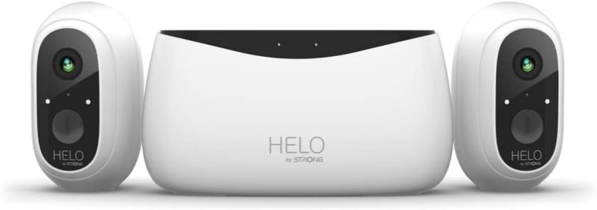 Full HD Draadloze Bewakingscamera met Basisstation - 2 Cameras, Nachtzicht, Accu tot 180 Dagen