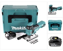 Makita DJV 181 T1J accu pendelzaag 18V borstelloos + 1x accu 5,0Ah + Makpac - zonder oplader