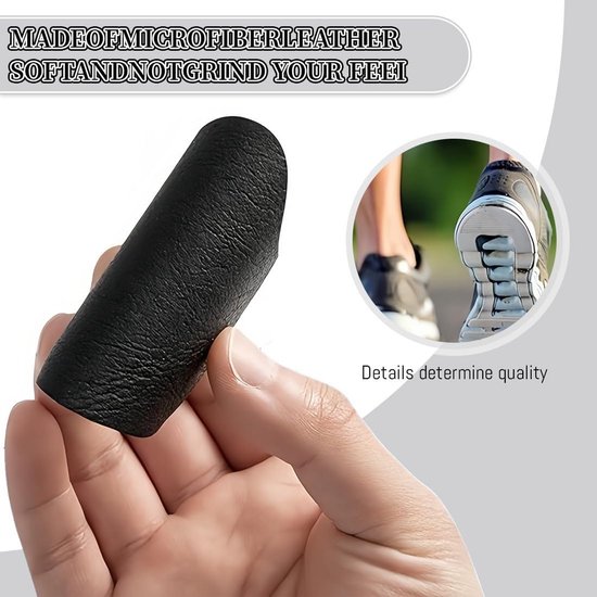 8x Hiel Reparatie Patches voor Schoenen - Zelfklevend Voor Leren & Sportschoenen — afbeelding 2