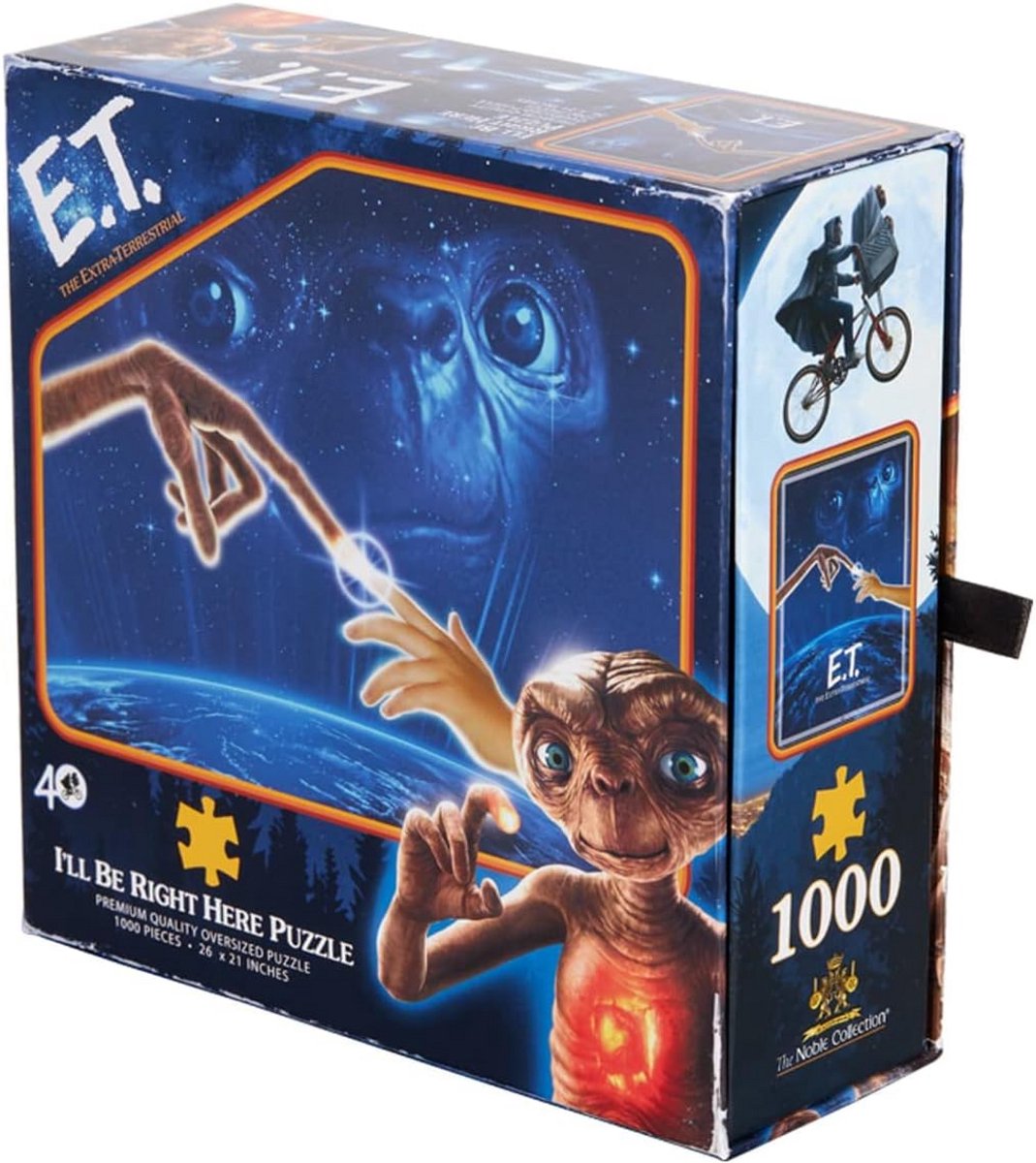 Puzzel 1000 Stukjes E.T. Iconische Scène 'I'll Be Here' Filmposter