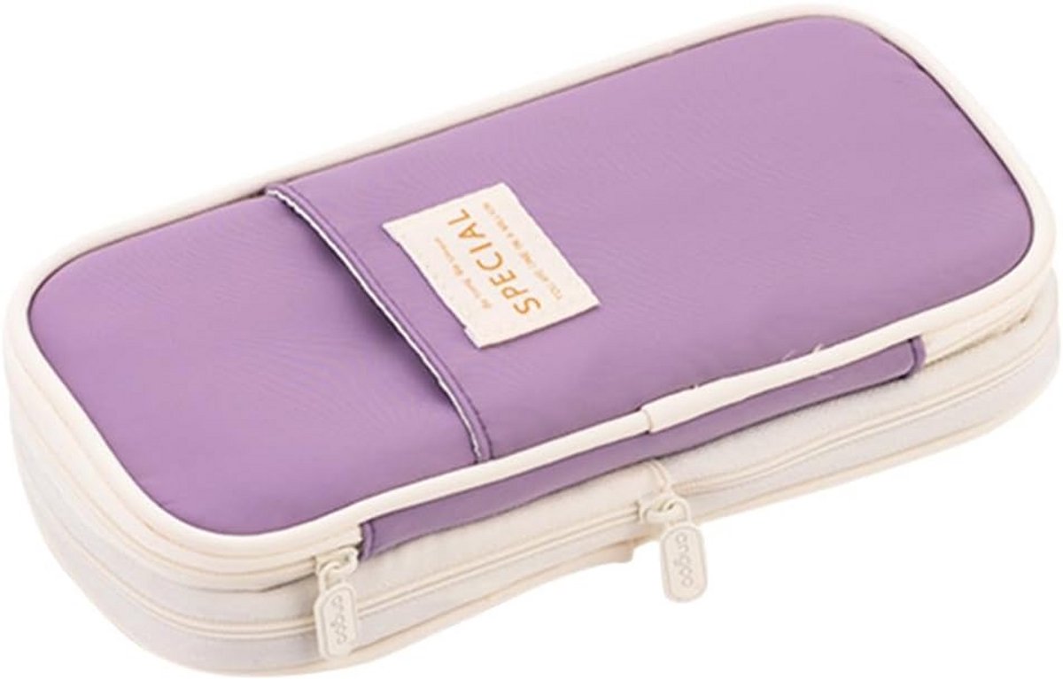 iSuperb Potloodhouders Pencil Holder Etui Studenten Potlood Opbergtas Canvas Pennenbak Super Grote Capaciteit Pennenetui Organizer Briefpapier Potloodtassen