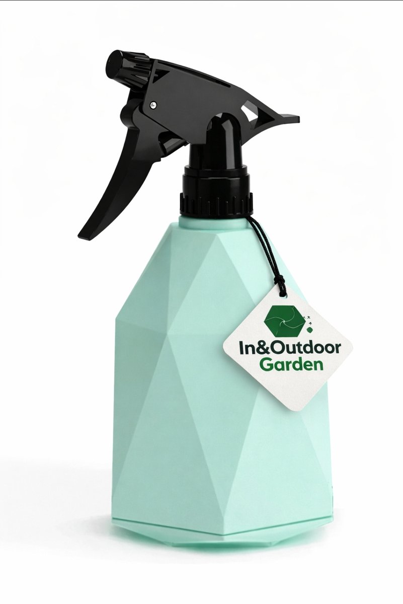 In&Outdoor Garden lege sprayflacon 600ml Wit - Plantenspuit - Spuitfles - Spray Bottle - Waterverstuiver - Plantenspuit Binnen -
