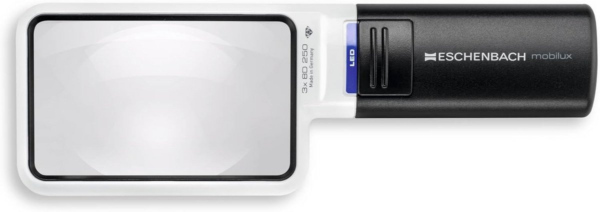 Vergrotende Lens met LED Verlichting - Draagbare 3x Vergroting, 90x54mm