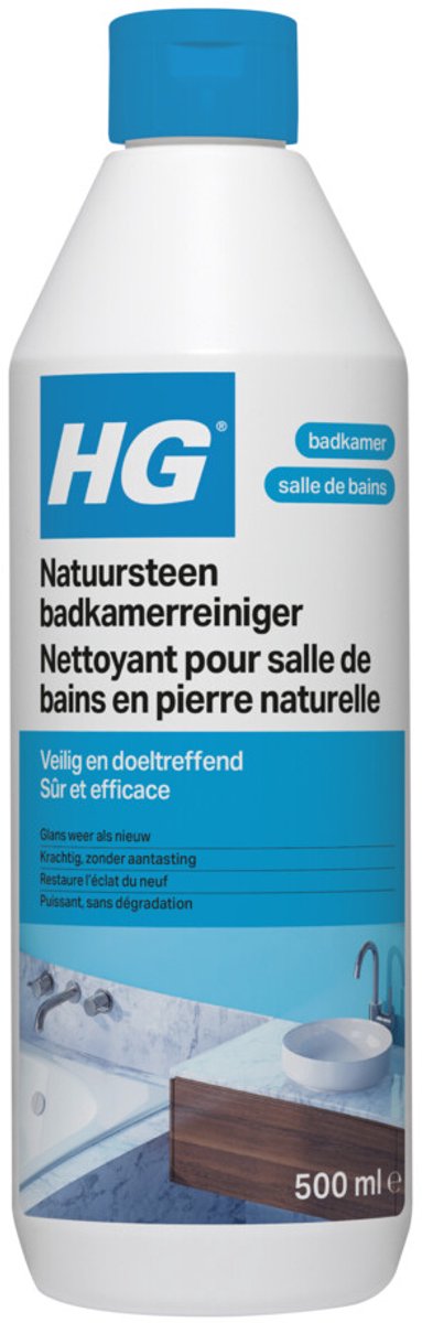 HG - Natuursteen Badkamer Reiniger - 6 x 500 ml - Voordeelverpakking
