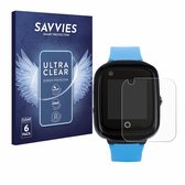 Savvies - Screenprotector voor One2Track Connect NEO - Folie Beschermfolie transparant 6 Stuks