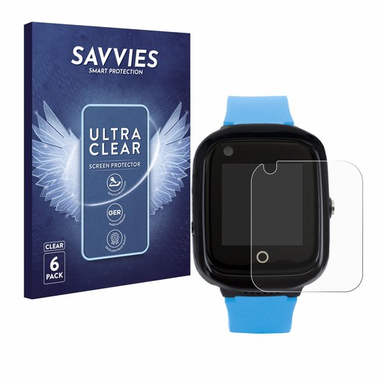 Savvies - Screenprotector voor One2Track Connect NEO - Folie Beschermfolie transparant 6 Stuks