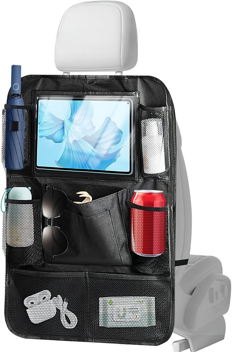 Waterdichte Achterbank Organizer met Tafel voor Kinderen - Universele Auto Stoelbeschermer