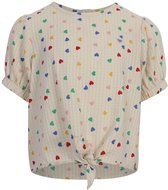 LOOXS Little Meisjes blouse - Maat 128 in de kleur Blauw van 100% Cotton - 2612-7141-860