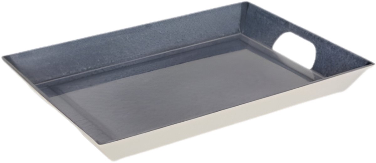 Secret de Gourmet Dienblad / serveer tray Soléne - Melamine - blauw - 46 x 34 cm - rechthoekig