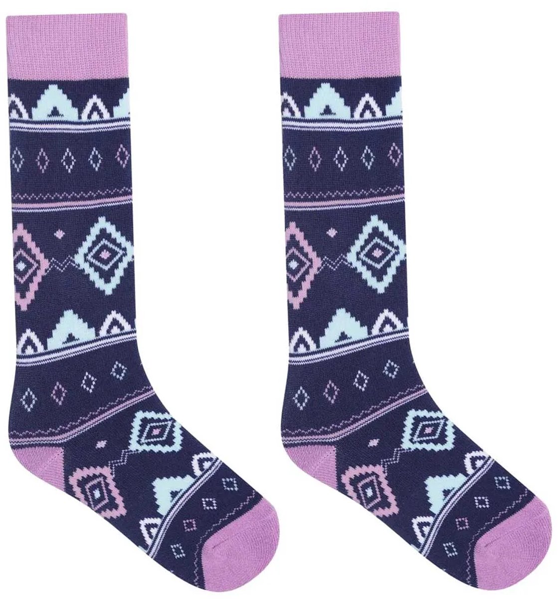 Dare2b Printed Ski Lange Sokken Jongens Meisjes Denim