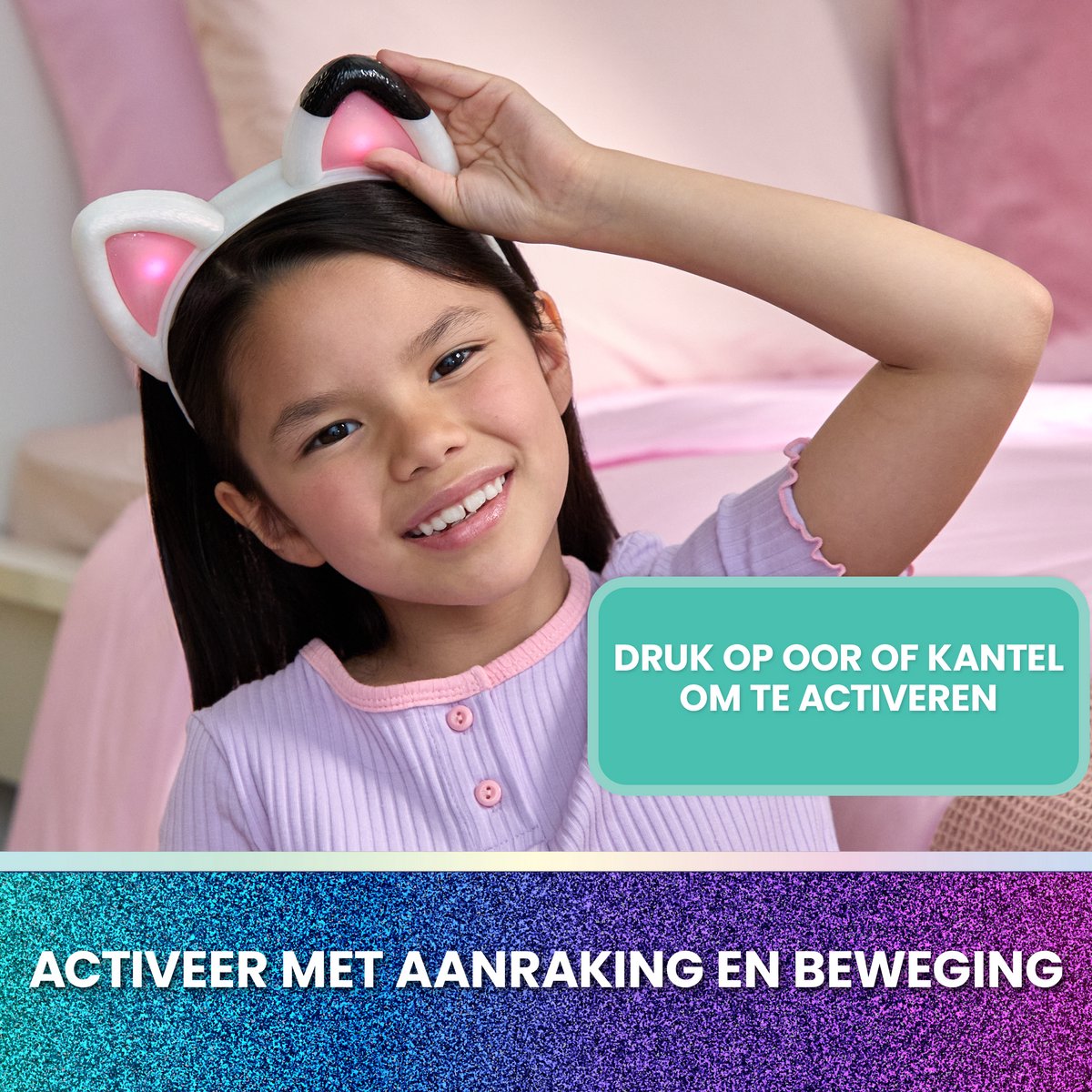 Gabby’s Poppenhuis De Film – Interactieve Kattenoren Haarband — afbeelding 6