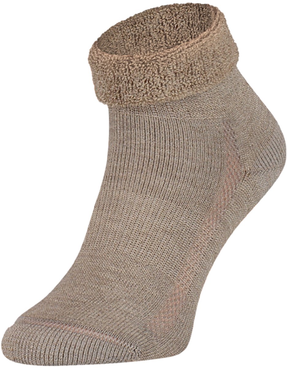 Eureka zachte merino wollen sokken S9 - unisex - beige - maat 43-45