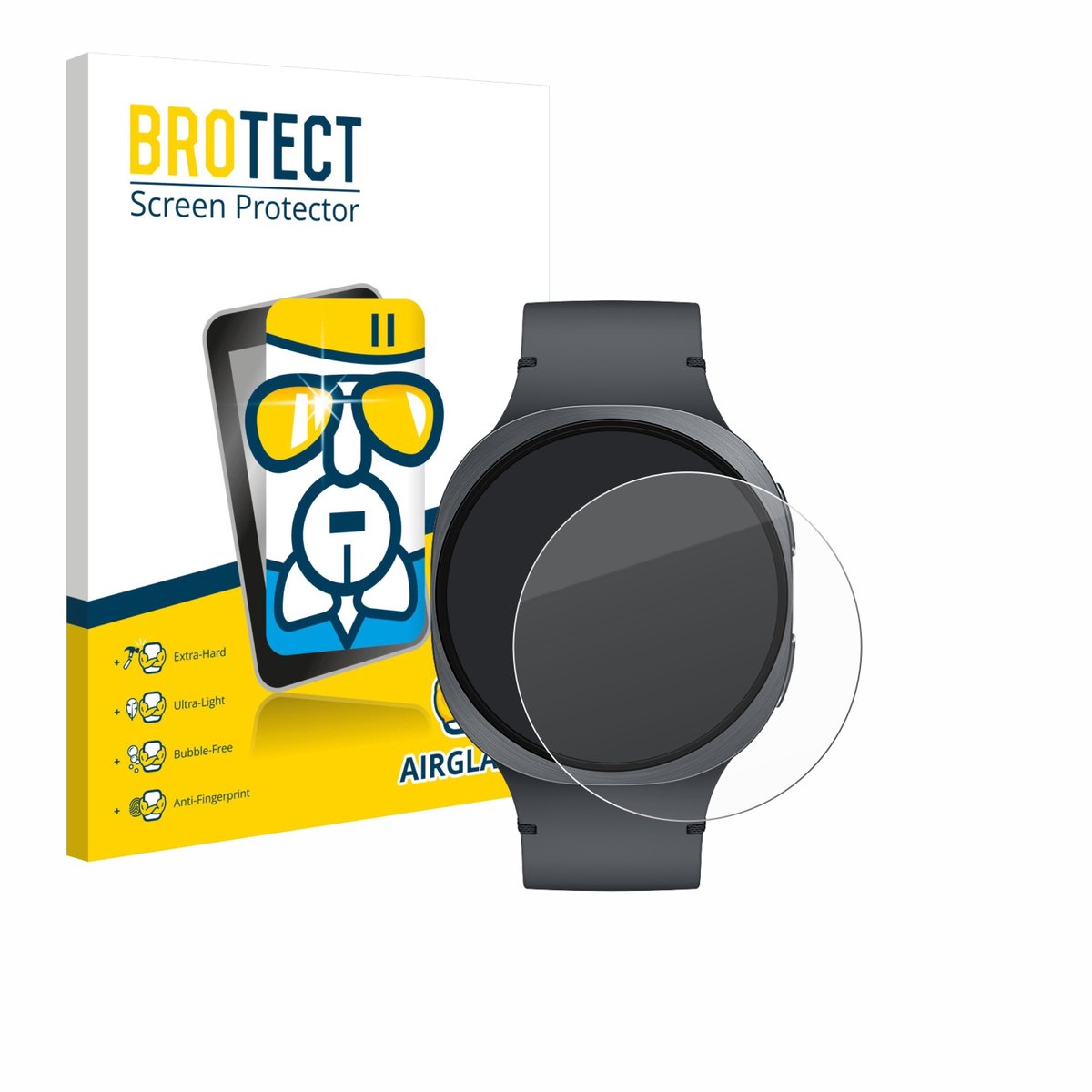 Screenprotector voor Samsung Galaxy Watch 8 (44 mm) Beschermglas transparant