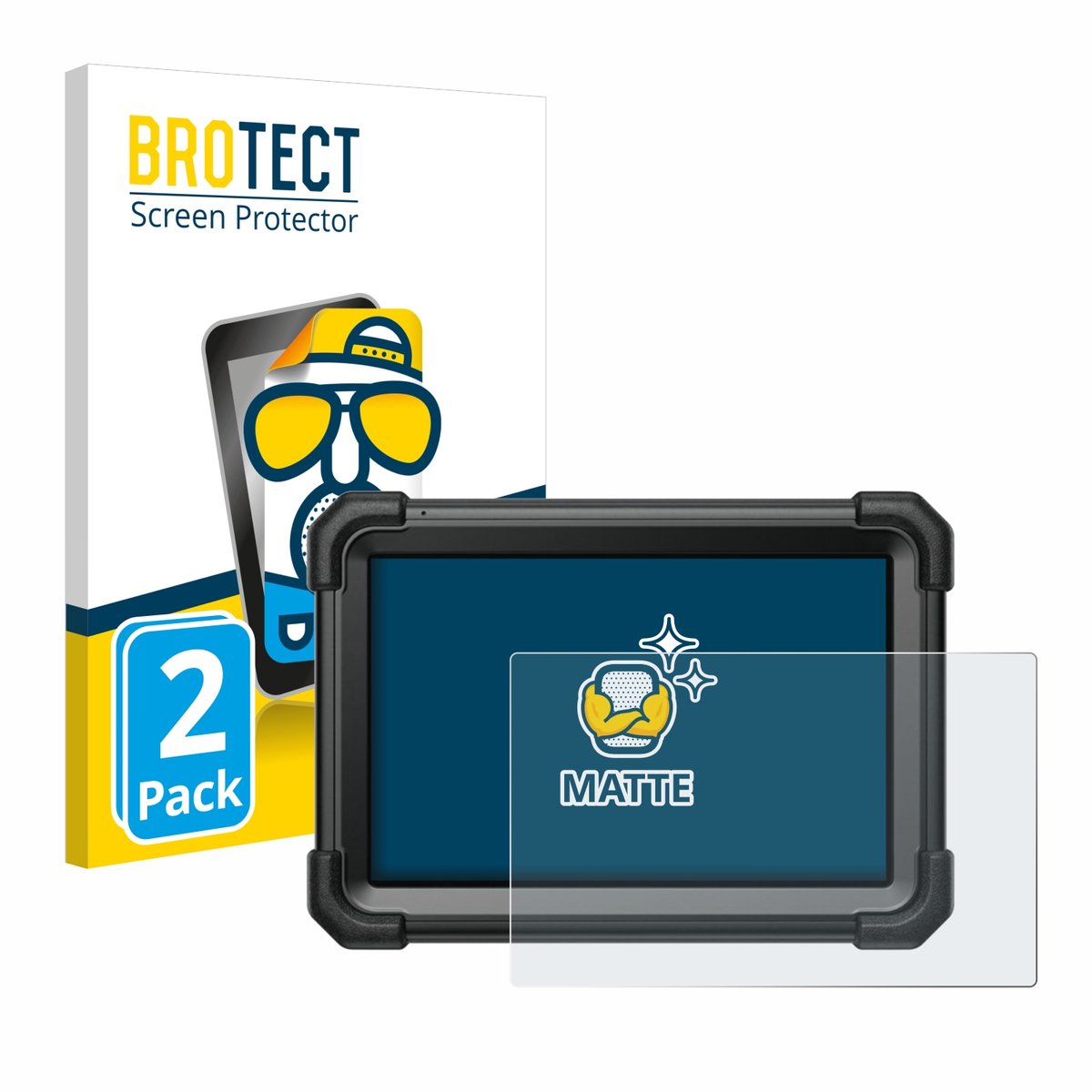 BROTECT - Screenprotector voor Launch X-431 Pro3 Apex - Folie Beschermfolie matte 2 Stuks