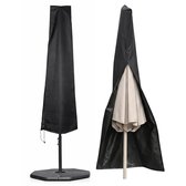 Cheqo® Parasolhoes - Hoes Parasol - Parasol Afdekhoes - Afdekhoes Parasol - Beschermhoes Parasol - Hoes voor Parasol - Parasolhoes Staande Parasol - Parasolhoes Stokparasol - Waterdichte Parasolhoes - Weerbestendige Parasolhoes