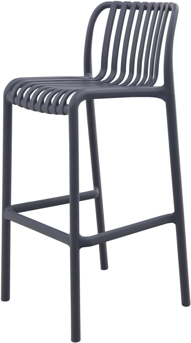 Stripe barstoel antraciet