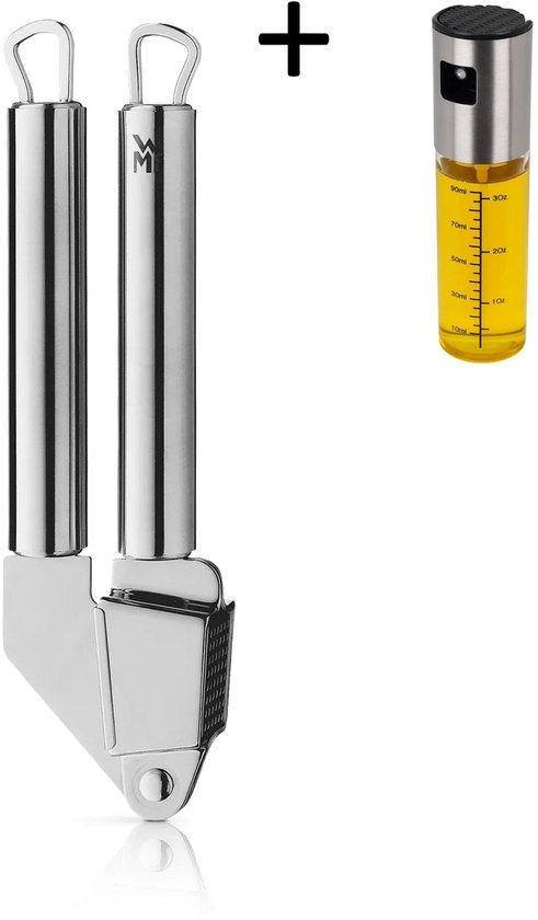 WMF Knoflookpers Profi Plus 18 cm - Inclusief GRATIS Cookinglife Olie Verstuiver 100 ml