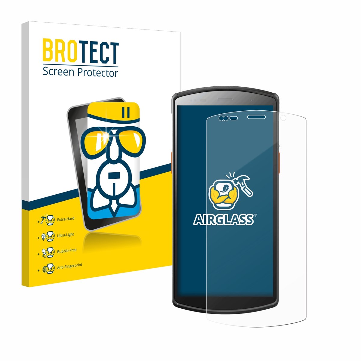 Screenprotector voor Urovo DT50 5,7" Beschermglas transparant
