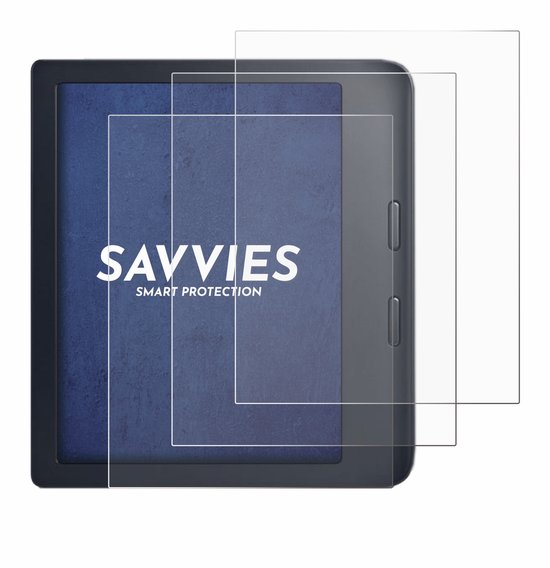 Savvies - Screenprotector voor Kobo Libra 2 - Folie Beschermfolie transparant (6 Stuks) van Savvies — afbeelding 4